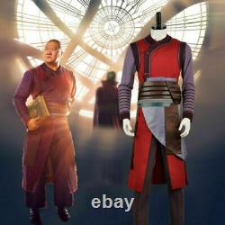 Doctor Strange 2 WONG Vest Shirt Pants Adult Cosplay Costume for Xmas Outfit
