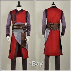 Doctor Strange 2 WONG Vest Shirt Pants Adult Cosplay Costume for Xmas Outfit! COS