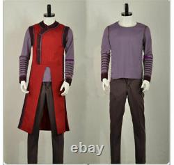 Doctor Strange 2 WONG Vest Shirt Pants Adult Cosplay Costume for Xmas OutfitZUJ