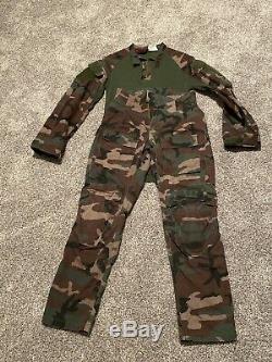 Drifire Woodland M81 Combat Shirt And Pants Size Medium Long