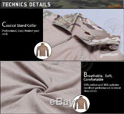 EMERSON Gen2 Combat Uniform BDU Shirt & Pants Set with Elbow & Knee Pads MultiCam