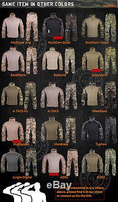 EMERSON Gen2 Combat Uniform BDU Shirt & Pants Set with Elbow & Knee Pads MultiCam