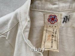 Early Showa era Japanese army brushed back shirt pants SETUP 202211Y