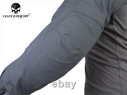 Emerson Assault Combat Shirt Pants Suit Airsoft Tactical bdu Uniform Wolf Grey