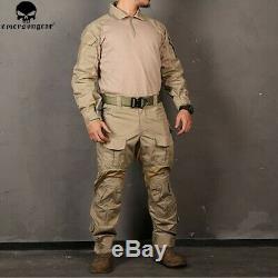 Emerson BDU G3 Combat Uniform Set Shirt Pants Tactical Suit Airsoft GEN3 Clothes
