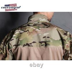 Emerson Combat Assault Shirt Pants Suit Airsoft Military bdu Uniform Multicam