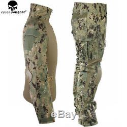 Emerson Combat Gen2 Tactical Suit shirt Pants with Knee Pads Airsoft BDU Uniform
