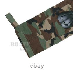Emerson G2 Tactical BDU Combat Uniform Set Comfort Shirt & Pants+Knee Pads S-XL