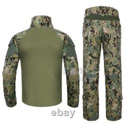 Emerson G2 Tactical BDU Combat Uniform Set Shirt & Pants + Detachable Knee Pads
