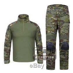 Emerson G3 Combat Shirt & Pants Set Tactical BDU Combat Uniform Set with Knee Pads