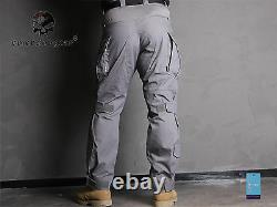 Emerson G3 Combat Shirt Pants Suit Airsoft Tactical bdu Uniform Wolf Grey