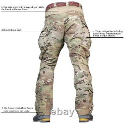 Emerson G3 Combat Uniform Tactical Multicam Shirt Pant Hunting Clothes L size US