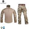 Emerson G3 Combat Uniform Tactical Shirt&Pants Clothing with Knee Pads CP Hunting