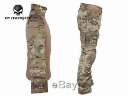 Emerson Gen2 BDU Combat Shirt Pants with elbow knee pads Tactical Gear Uniform