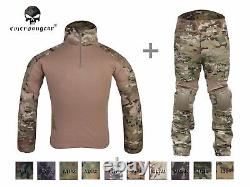 Emerson Gen2 Combat Shirt Pants Suit Airsoft Tactical Military bdu Uniform