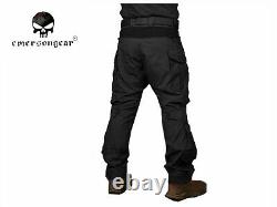 Emerson Gen3 Combat Shirt Pants Suit Airsoft Military bdu Uniform Black