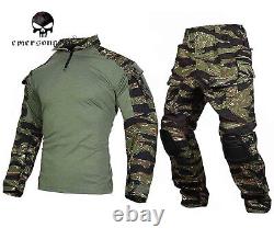 Emerson Gen3 Combat Shirt Pants Suit Airsoft Military bdu Uniform Coyote Brown