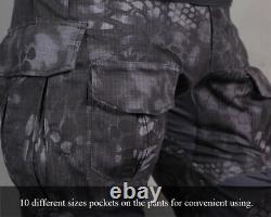 Emerson Men Military Camo Tactical Combat Uniform G3 Suit Shirt & Pants Set bdu