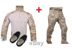 Emerson Military Gen3 G3 Combat BDU Uniform Shirts & Pants Suit With Pads MCAD