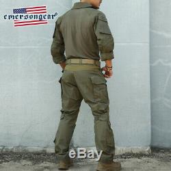 Emerson Ranger Green G3 Combat Tactical Shirt Pants Set Men BDU Military Uniform
