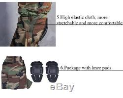 Emerson Tactical Combat Gen3 Shirt + Pants Suit Airsoft BDU Uniform with Knee Pads