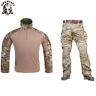 Emerson Tactical G3 Combat Shirt & Pant With Knee Pads Gen3 BDU Uniform Multicam