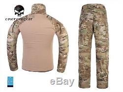 Emerson Women G3 Combat Shirt Pants Suit Airsoft Tactical Uniform MultiCam