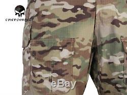 Emerson Women G3 Combat Shirt Pants Suit Airsoft Tactical Uniform MultiCam