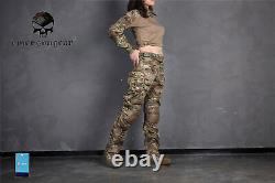 Emerson Women Gen3 Combat Shirt Pants Suit Airsoft Tactical bdu Uniform MultiCam