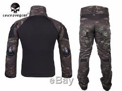 Emerson combat set Shirt&Pants with elbow knee pads Water-resistant Uniform