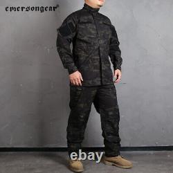 Emersongear Field Tactical Shirts Pants R6 Uniform Set Tops Trousers Suits MCBK