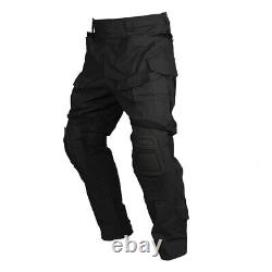 Emersongear Tactical G3 Combat Uniform Set Shirt Pant Suit Top Cargo Trousers BK
