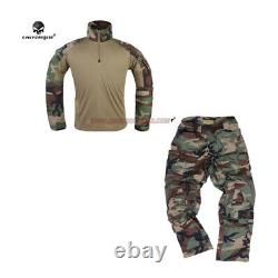 Emersongear Tactical G3 Shirts Pants Combat Uniform Mens Outdoor Training Sets