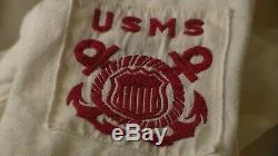 Estate World War 2 Merchant Marine Uniform Lot Shirts Pants Hats Sea Bag Books