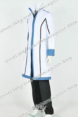 Fairy Tail Cosplay Gray Fullbuster Costume White Trench Coat Shirt Pants Uniform