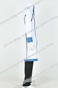 Fairy Tail Cosplay Gray Fullbuster Costume White Trench Coat Shirt Pants Uniform