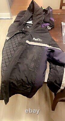 Fedex uniform shirt pants parka
