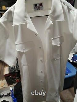 Flying Cross White Navy Uniform pants jacket button up shirt