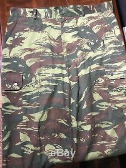 French Lizard Camo Uniform Extral Large Millitary BDU Camouflage 38 Shirt Pants