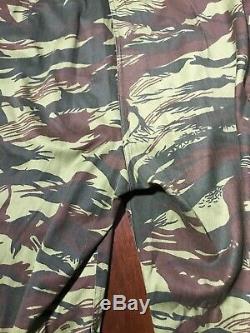 French Lizard Camo Uniform Extral Large Millitary BDU Camouflage 38 Shirt Pants