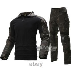 G2 Combat Shirt & Pants Elbow Knee Pads Set Army Tactical Miliary BDU Uniform
