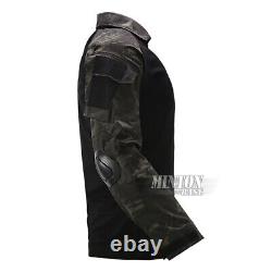G2 Combat Shirt & Pants Elbow Knee Pads Set Army Tactical Miliary BDU Uniform