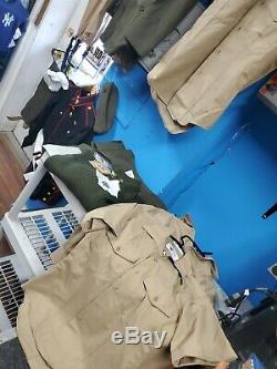 HUGE LOT USMC MARINE CORPS DRESS BLUES JACKET 39S + Shirts, Pants, Coats, Hats++