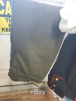 HUGE LOT USMC MARINE CORPS DRESS BLUES JACKET 39S + Shirts, Pants, Coats, Hats++