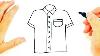 How To Draw A Shirt Shirt Easy Draw Tutorial