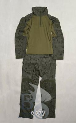 Hunting Uniform Tactical Clothing Set Long Sleeve Shirt with Pants Trousers