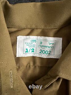 IDF Israeli Army Olive Green Class A Long Sleeve Shirt 2002 & Pants 2016 UNWORN