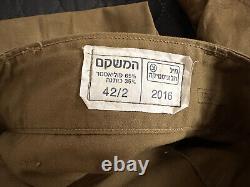 IDF Israeli Army Olive Green Class A Long Sleeve Shirt 2002 & Pants 2016 UNWORN