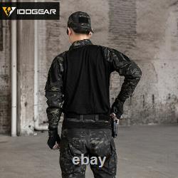 IDOGEAR G3 BDU Combat Uniform Set Shirt & Pants Knee Pads Tactical Multicam Gear