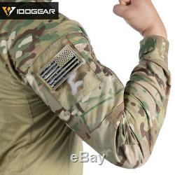 IDOGEAR G4 Combat Uniform Shirt & Pants Tactical BDU with pads Clothing Paintball